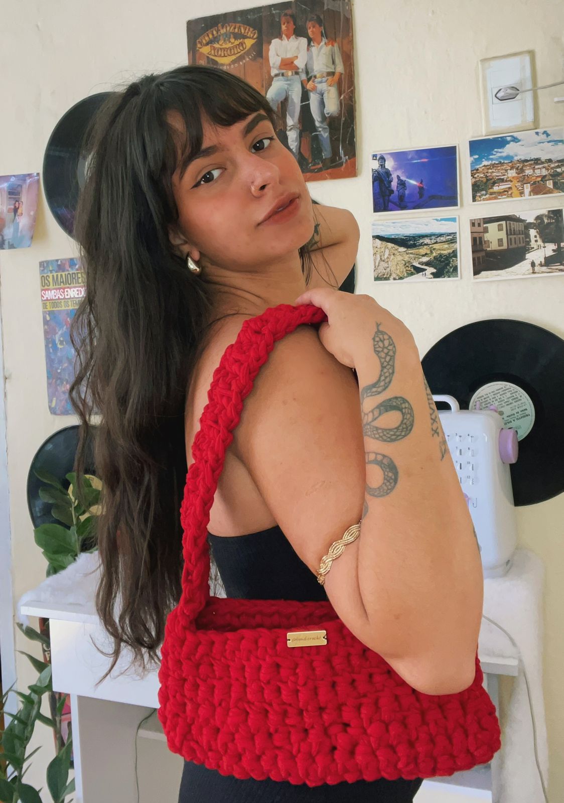 Bolsa Amélis - Byndi Crochê