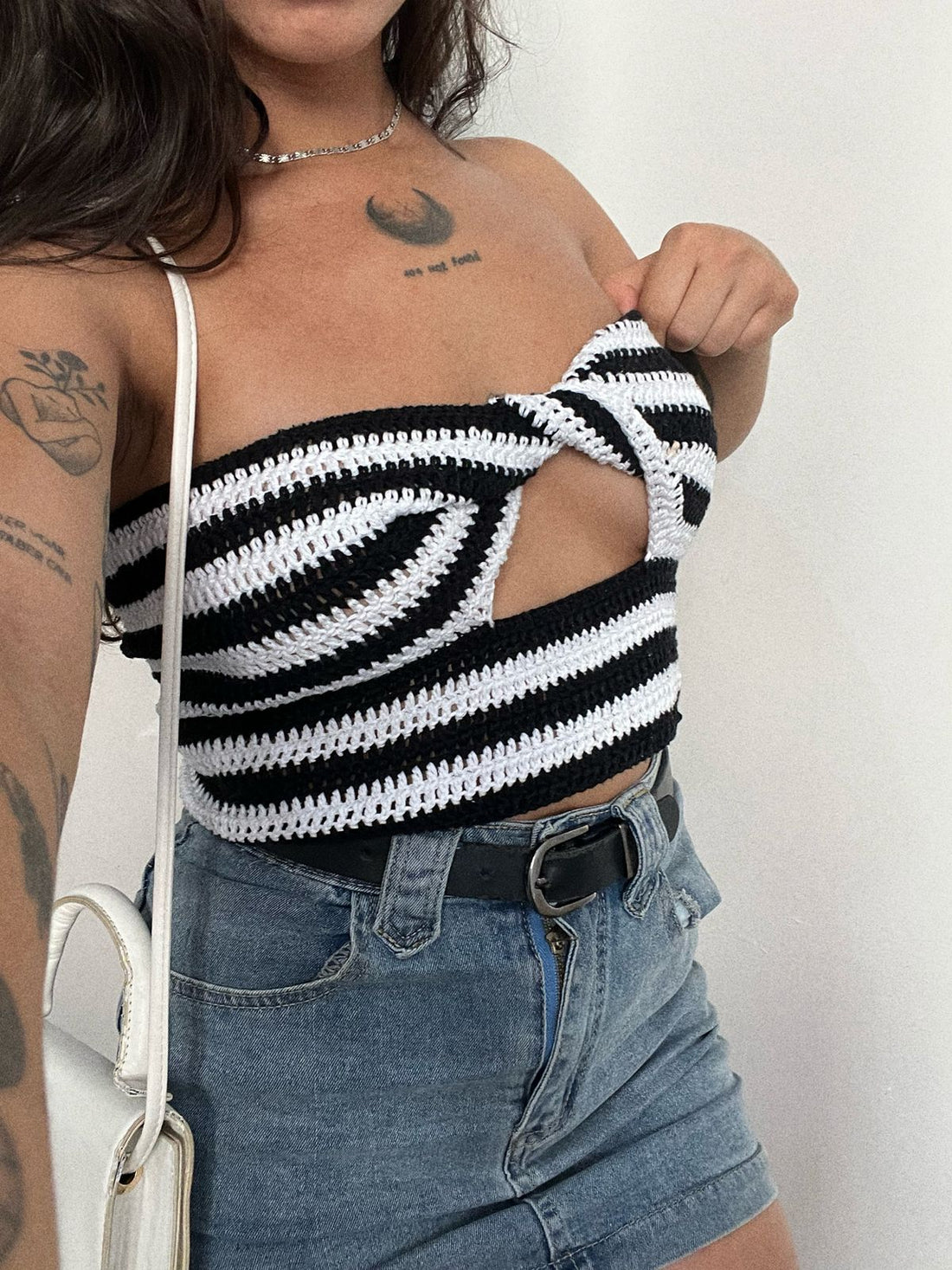 Top Entrelaçado - Byndi Crochê