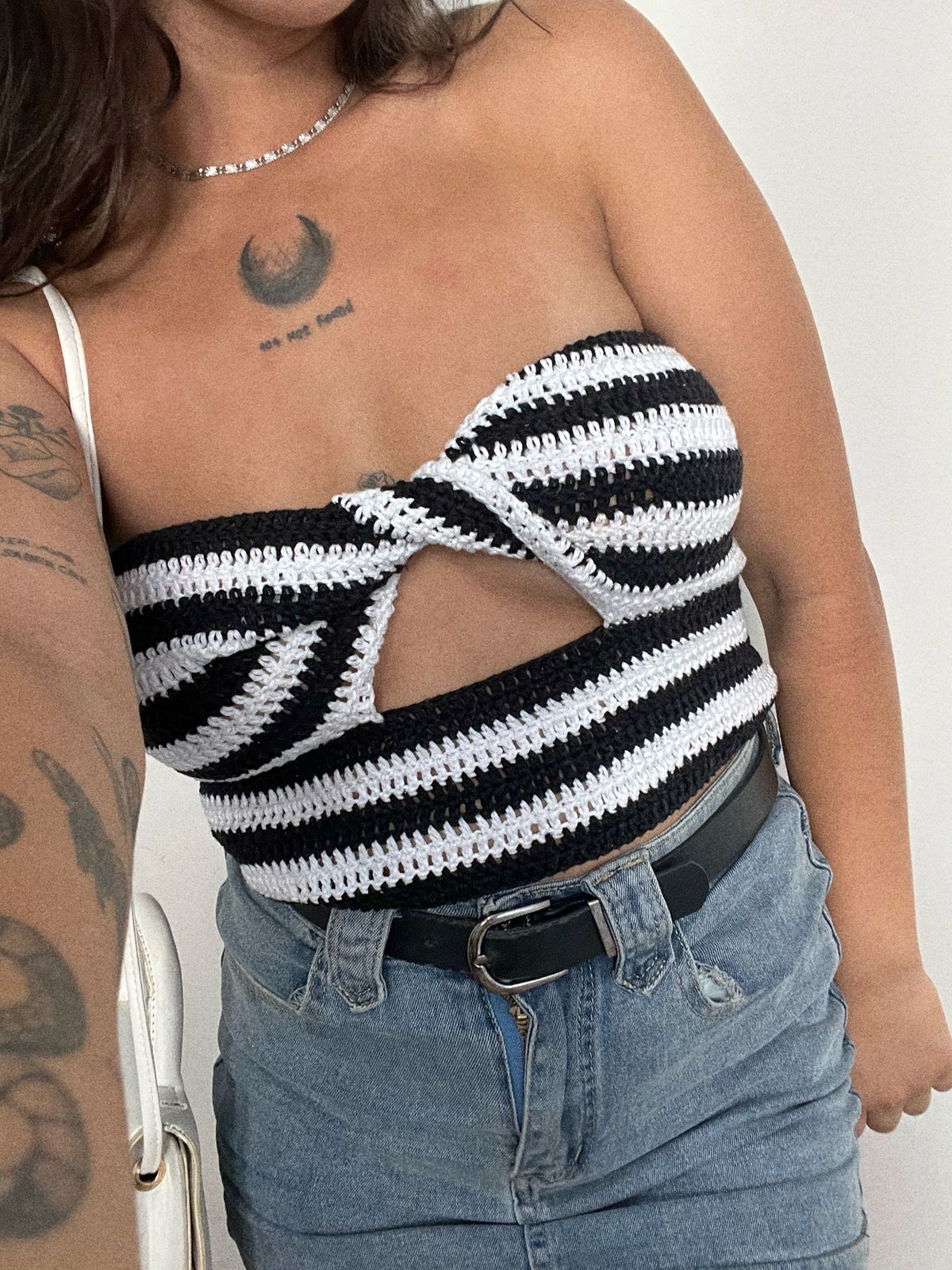 Top Entrelaçado - Byndi Crochê