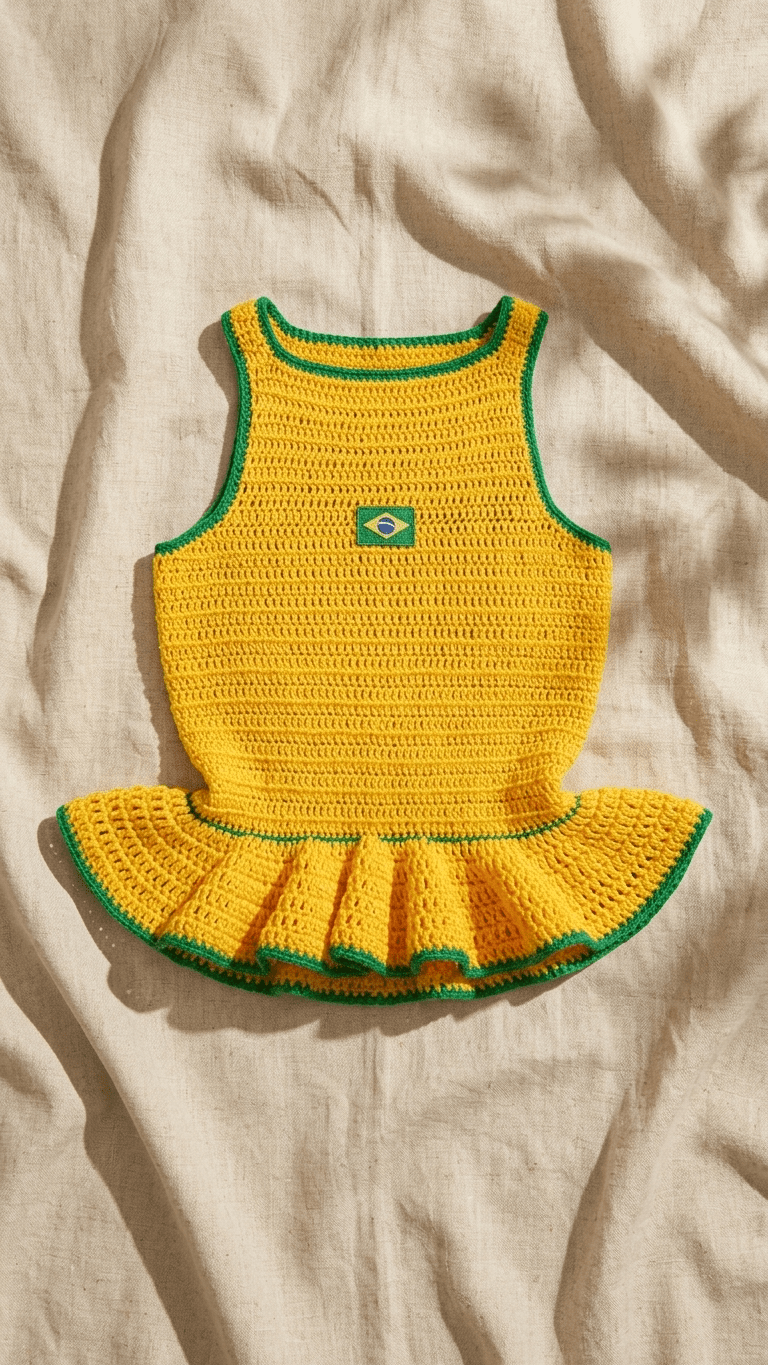 Top Peplum - Byndi Crochê